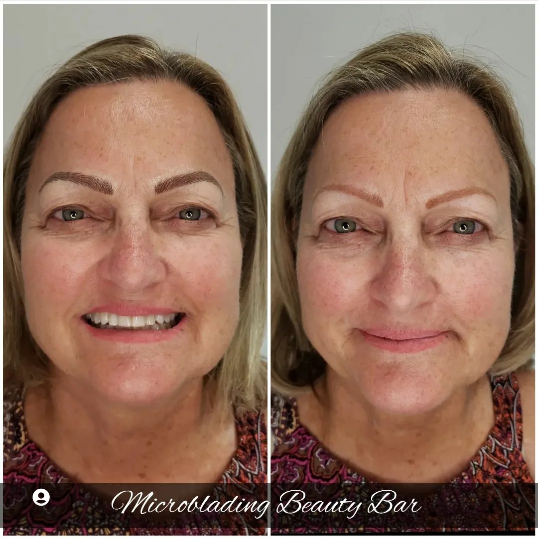 Your microblading touch-up session is when your service provider fills in the brows' sparse area and the part of the eyebrows where the pigment fades out. ...
The microblading touch-up session is shorter than the initial treatment because your artist will only fill in the brows area that needs filling